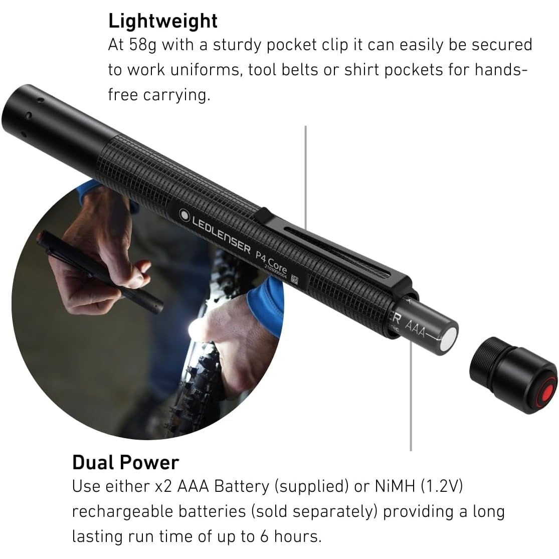 Ledlenser P4 Inspection Torch