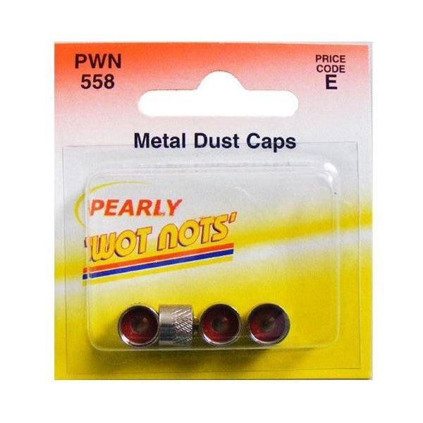 Wot-Nots Metal Tyre Valve Dust Caps X 4