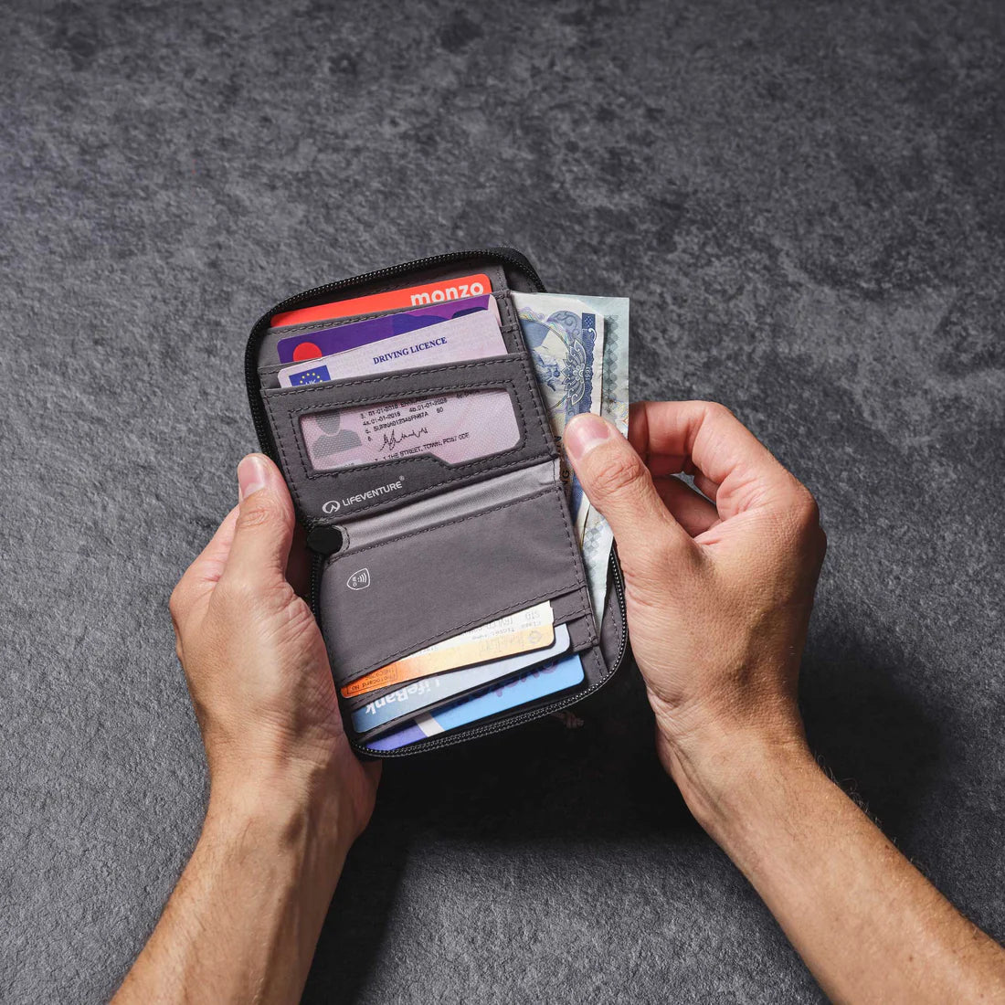 Lifeventure RFiD Bi-Fold Wallet