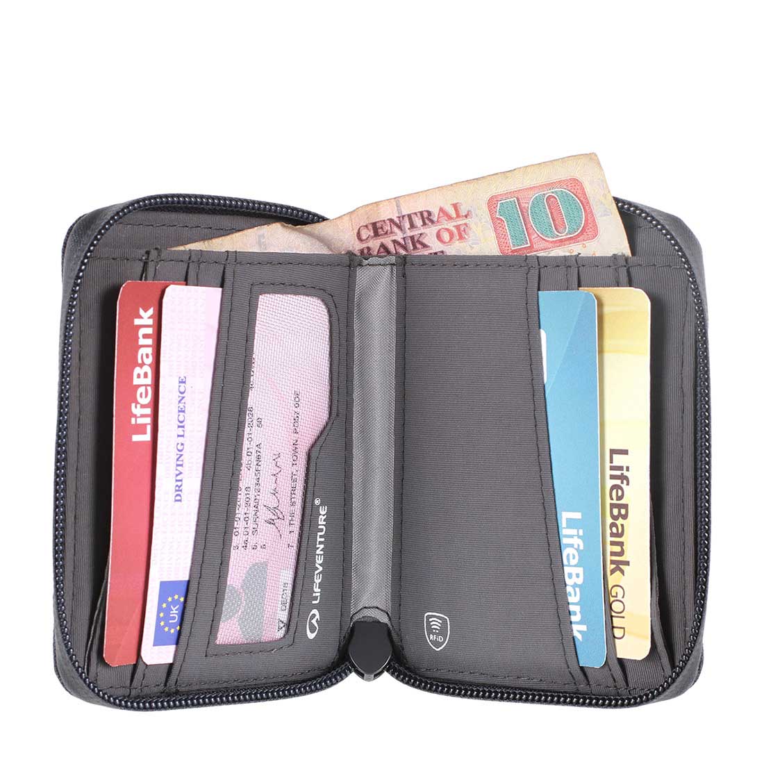 Lifeventure RFiD Bi-Fold Wallet