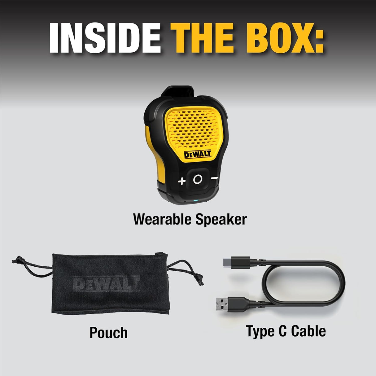 DeWalt Wearable Speaker