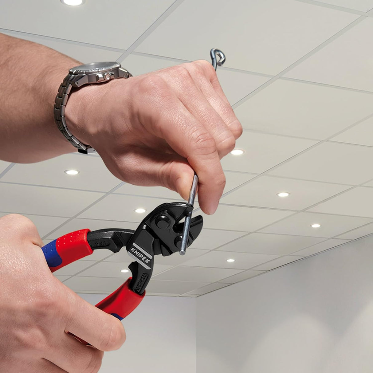 Knipex 7102 Bolt Cutter Mini With Multi-component Handle | 200mm