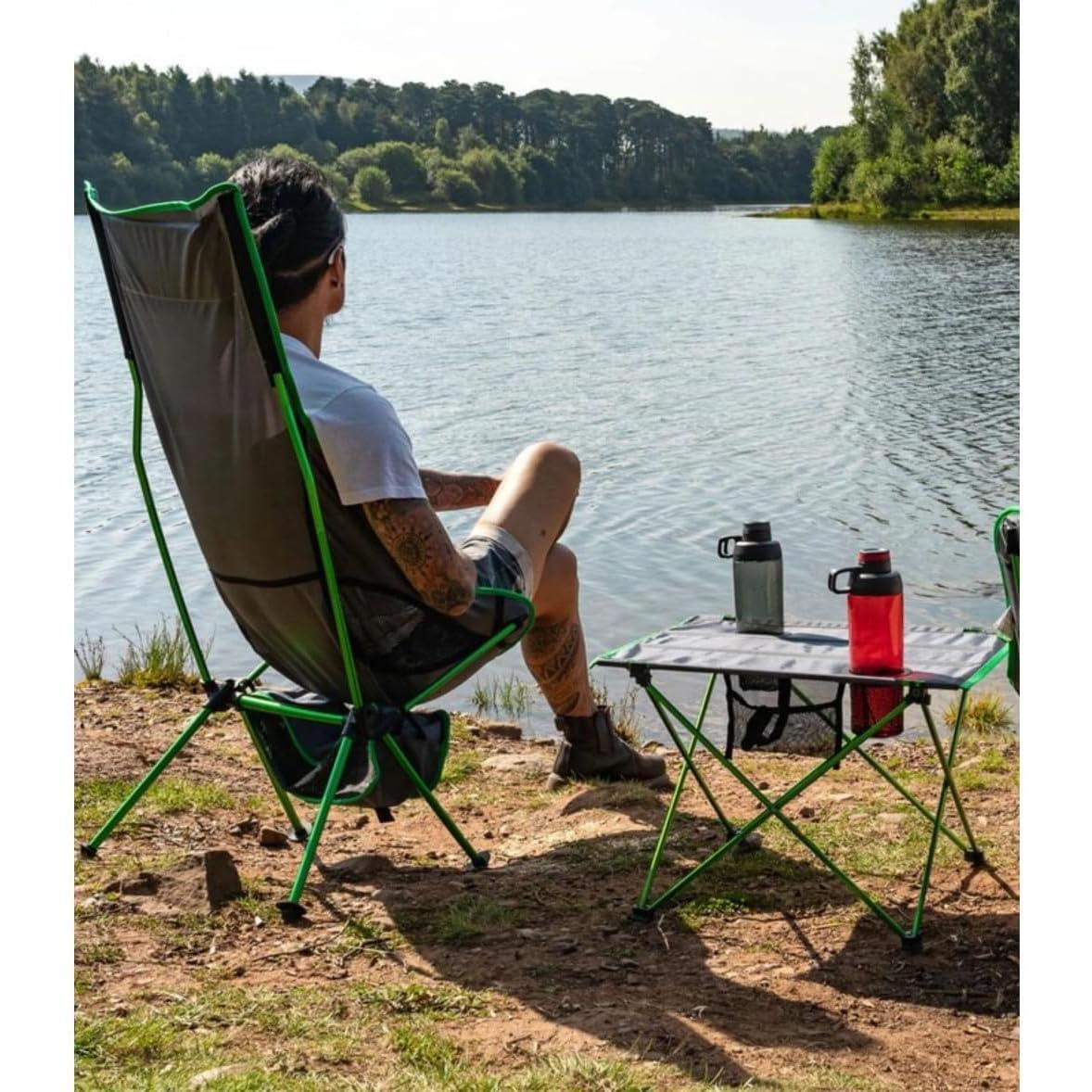 Highlander Ayr Folding Camping Chair - tall