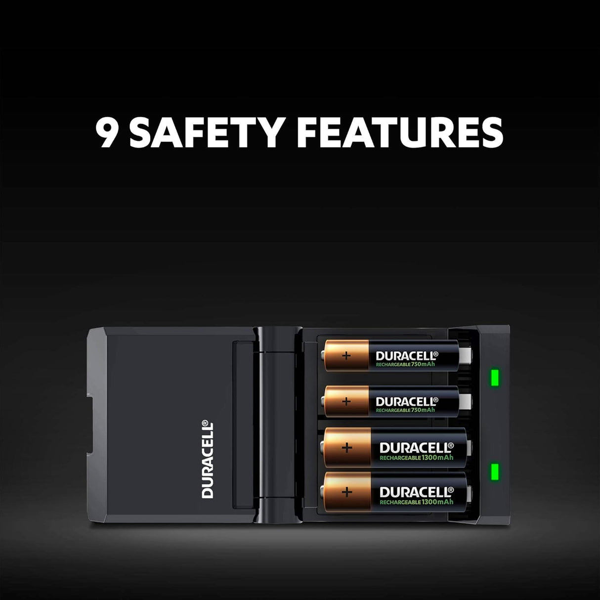 Duracell 4-Battery Charger with Batteries