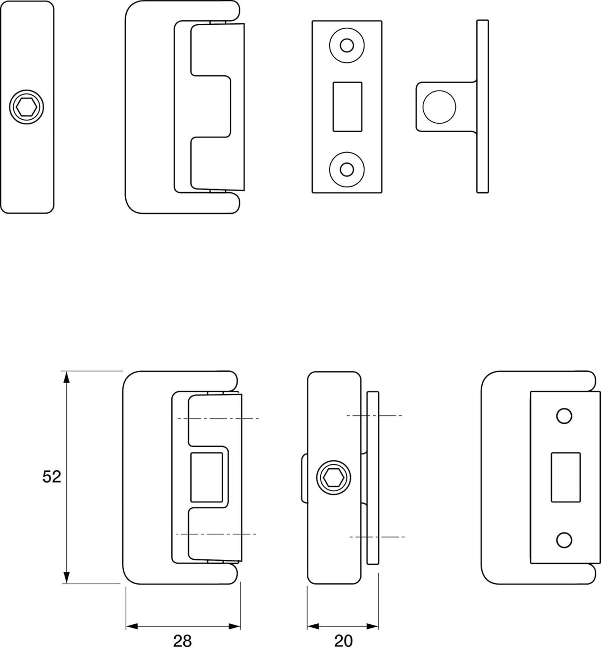 Yale Locks 8K101 Window Latches