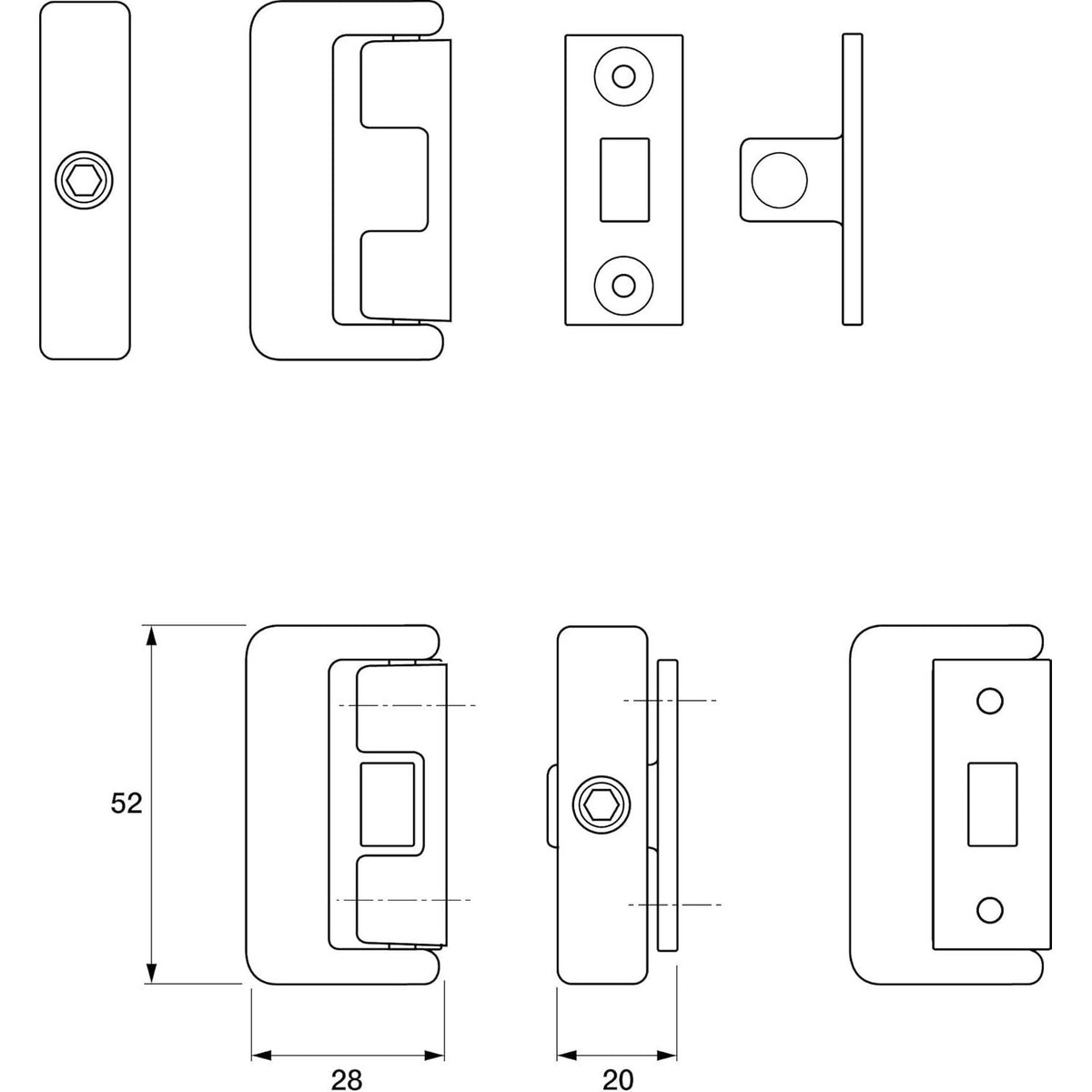 Yale Locks 8K101 Window Latches
