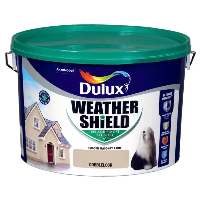 Dulux Weathershield Cobblelock Masonry Paint - 10L
