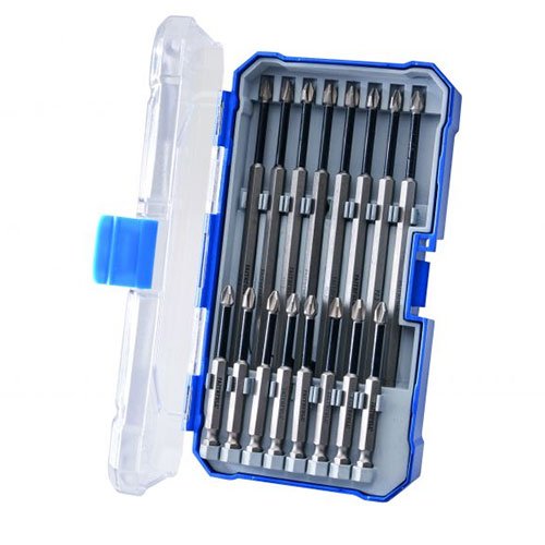 Faithfull Long Series Impact Driver Bit Set