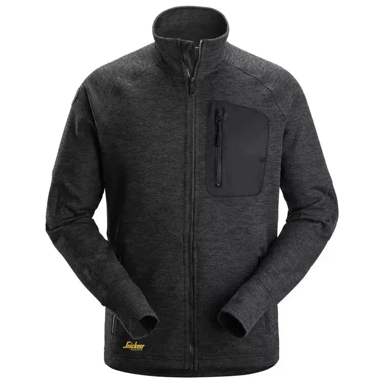 Snickers 8042 Fleece Jacket Flexi work- Black