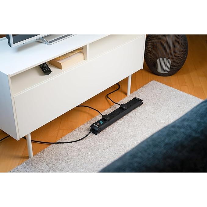 Brennenstuhl 13A 8 Gang Ext Lead 3M | Black