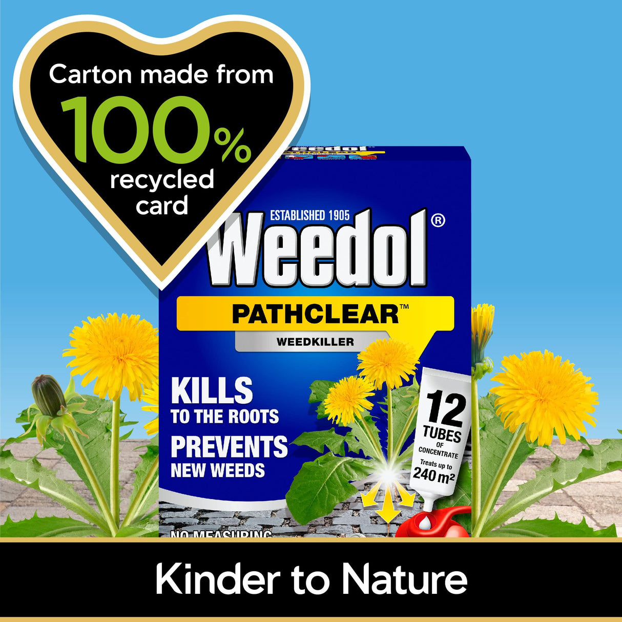 Weedol Path & Gravel Weed Control Tubes - Pack of 6