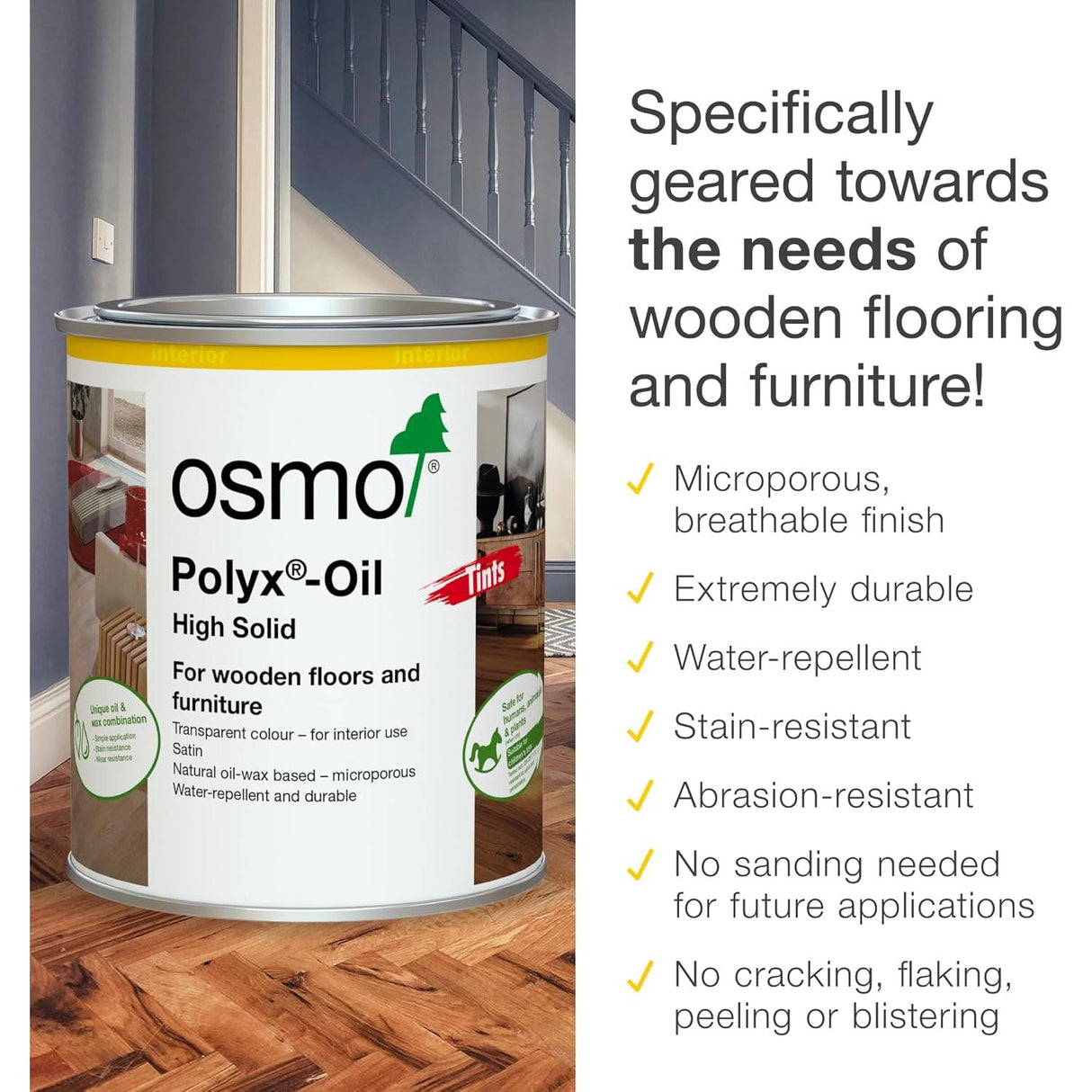 Osmo Polyx-Oil Tints | White - 750ml