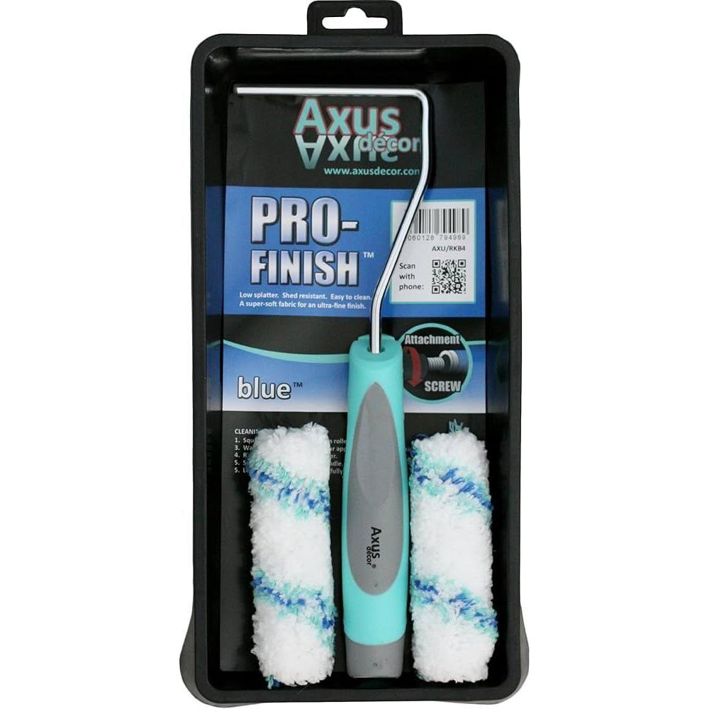 Axus Decor Blue Series Pro-finish 4" Roller Kit