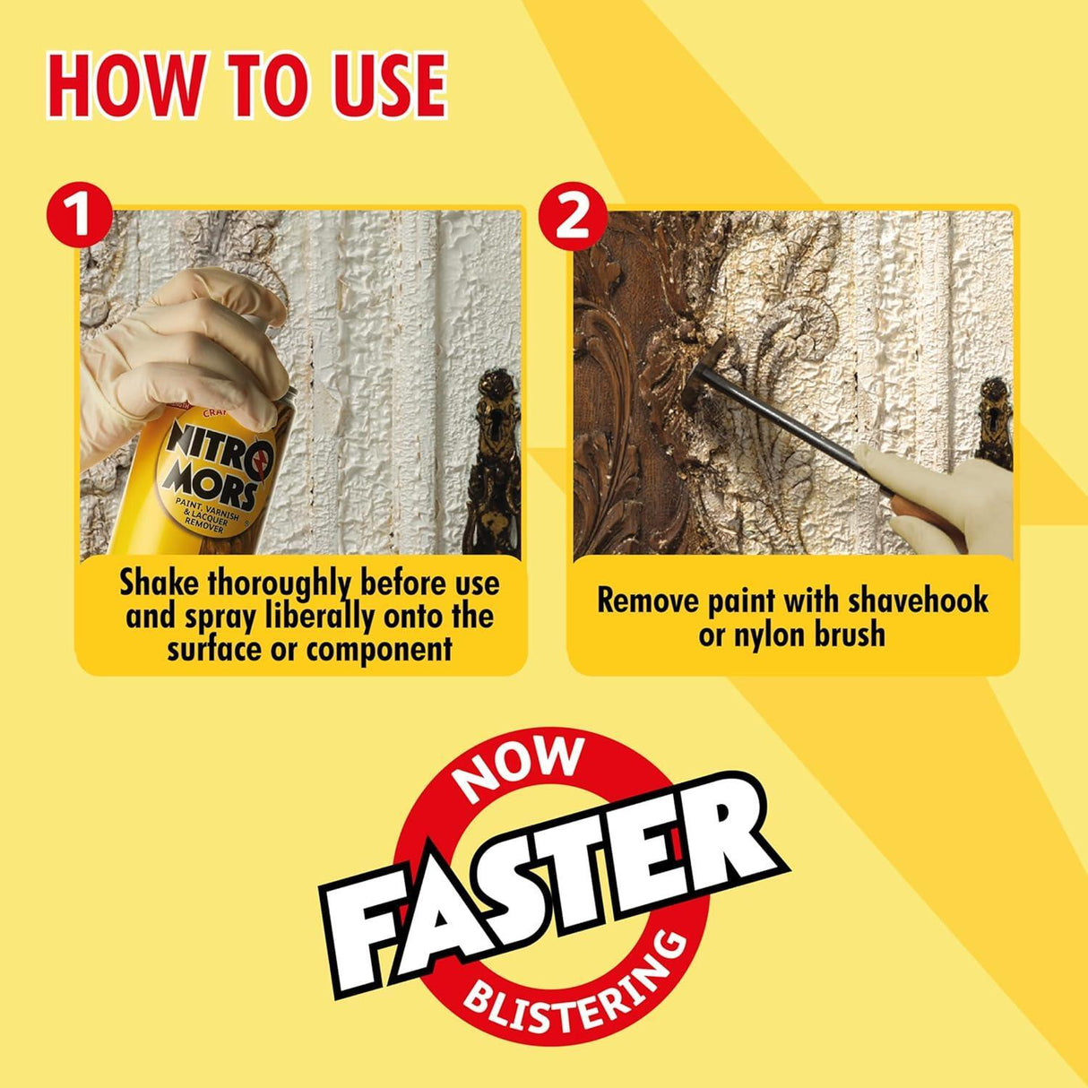 Nitromors Craftsmans Paint Varnish Lacquer Remover - 500ml