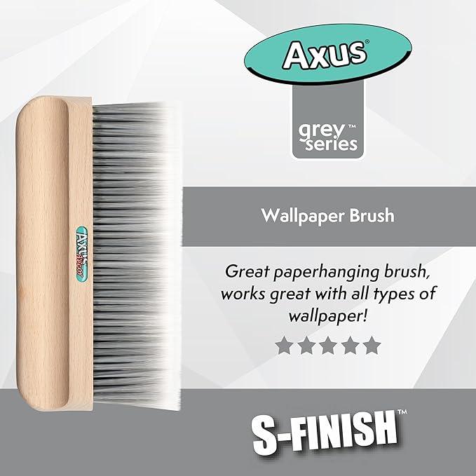 Axus Decor S-Finish Wallpaper Brush- Grey Series - 9"