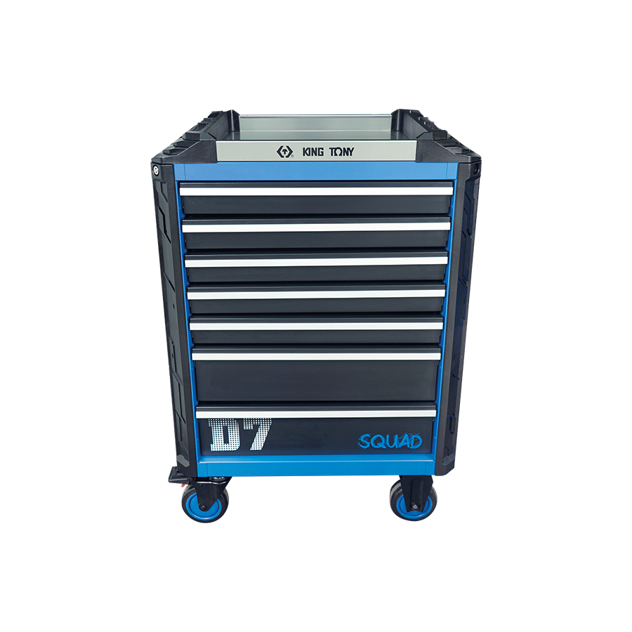 King Tony Sqaud Model d Tool Trolley - 7 Drawers