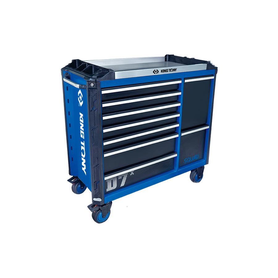 SQUAD Series Model Dx 7+2 Drawers Bumper Type Heavy Duty Tool Trolley