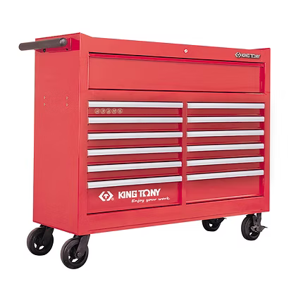 King Tony Tool Chest Roller Cabinet 13 Drawer Bottom Box With Wheels | 53in
