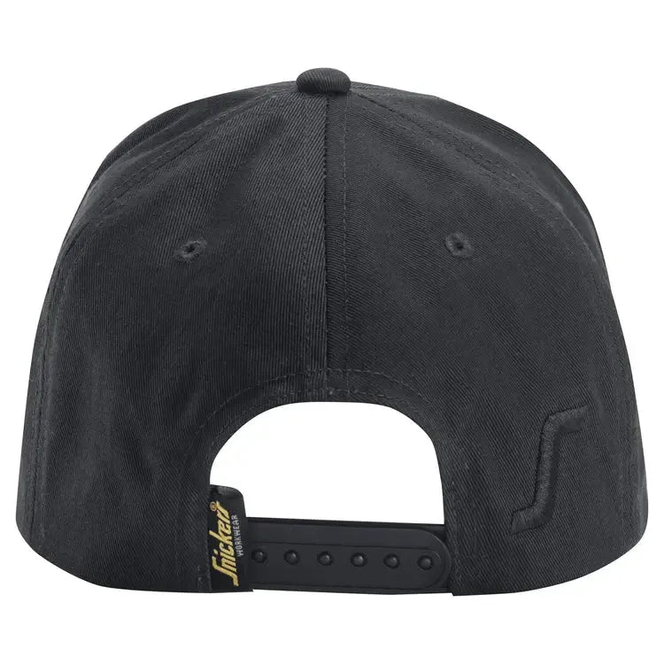 Snickers 9041 Logo Baseball Cap Black