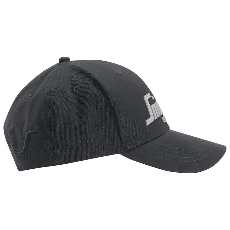 Snickers 9041 Logo Baseball Cap Black