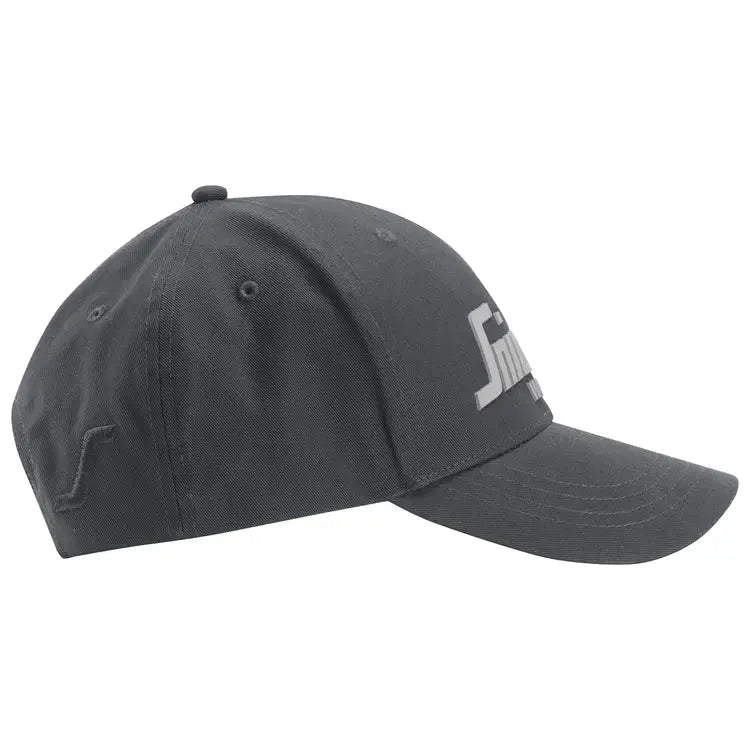 Snickers 9041 Logo Baseball Cap Steel Grey