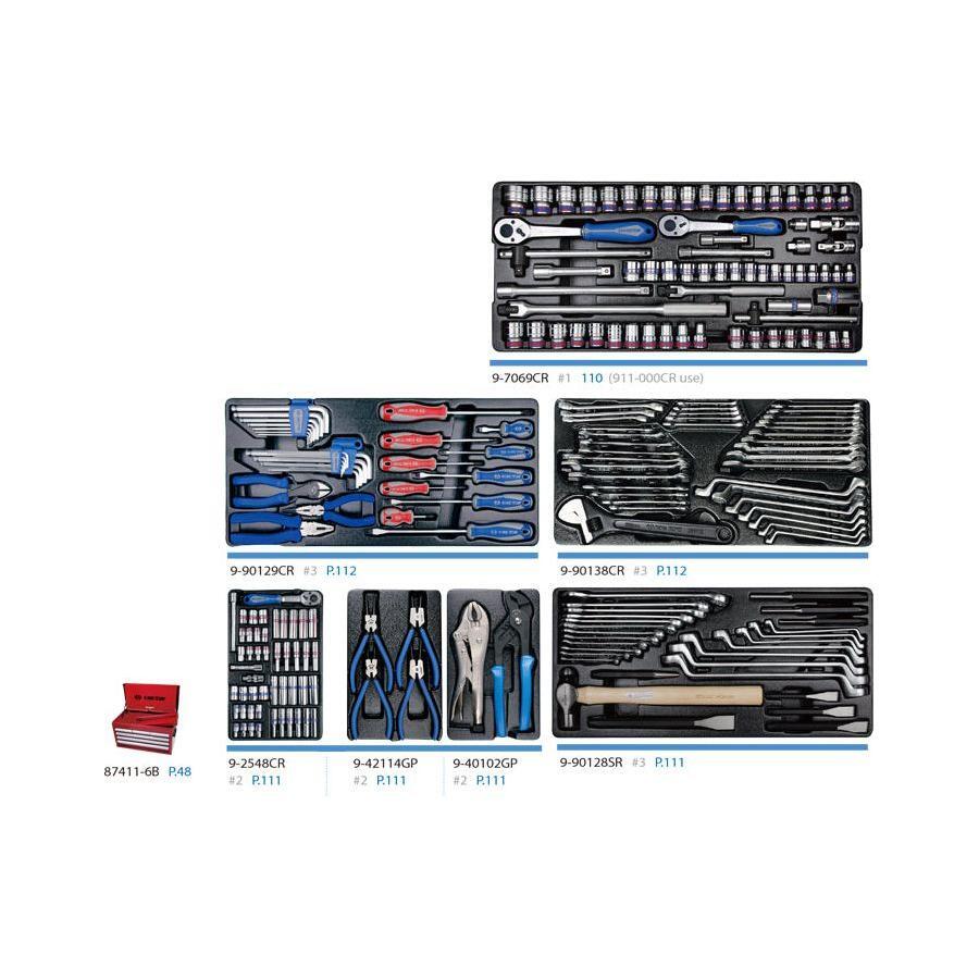 King Tony 911-000CR Ultimate Tool Chest Kit - 219pc