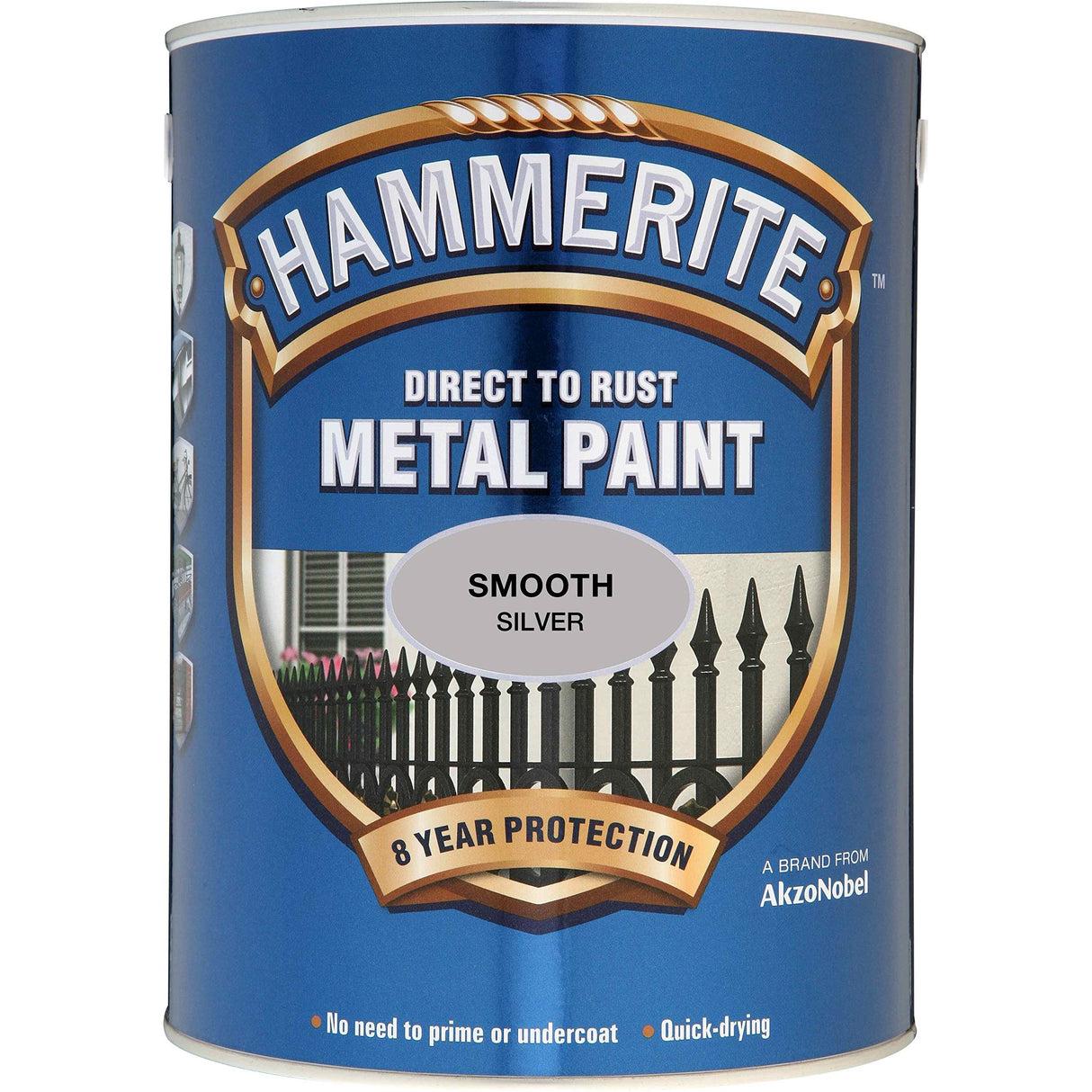 Hammerite Smooth Metal Paint - Silver