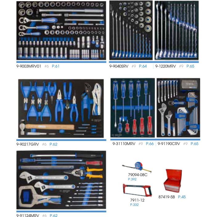 King Tony 919-001CRV Extra Deep Tool Chest | 306 pieces