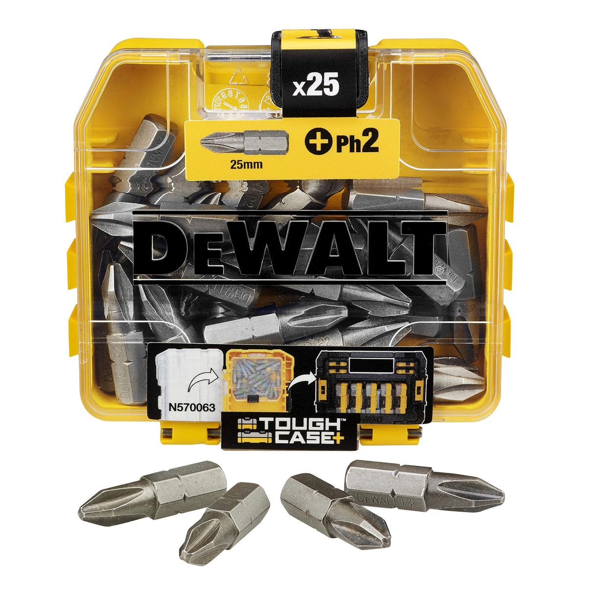 DeWalt PZ2 Screwdriver Bit Pack & Bit Holder | 25-piece