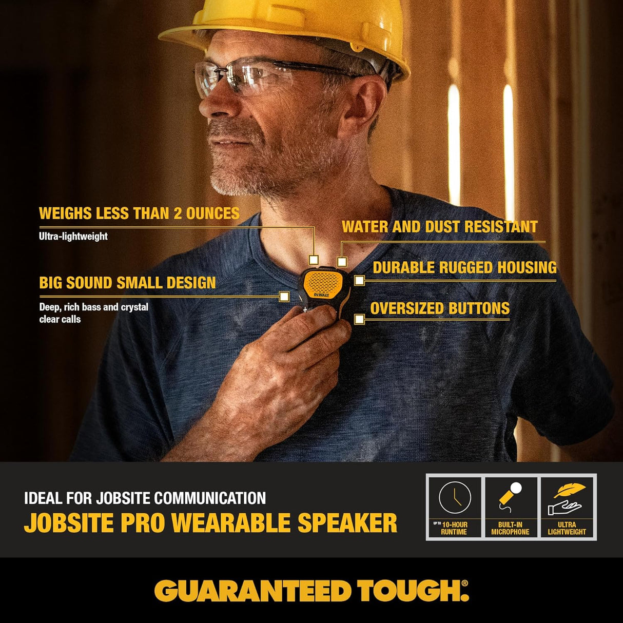DeWalt Wearable Speaker