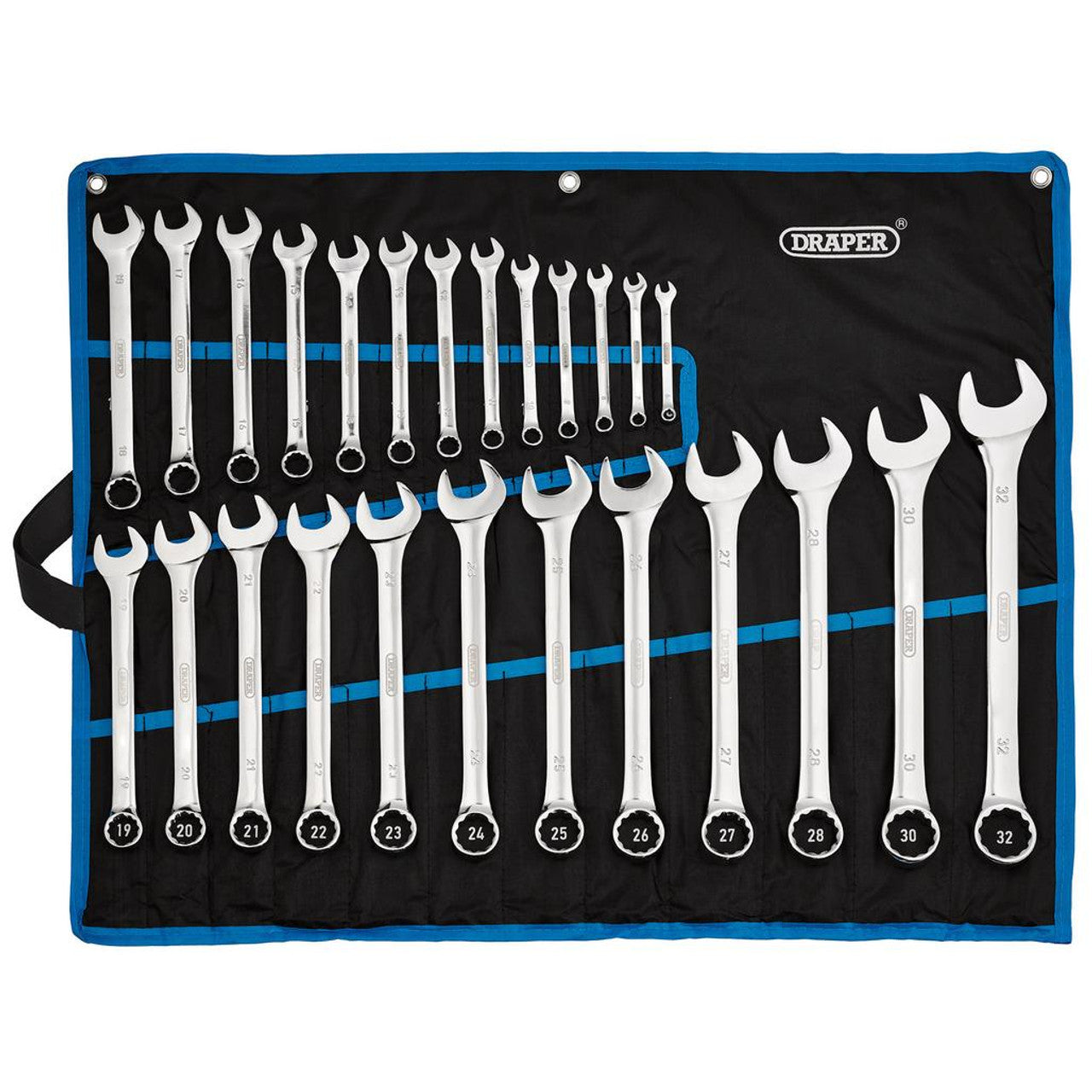 Draper HI-TORQ® Metric Combination Spanner Set, 6-32mm (25 Piece)