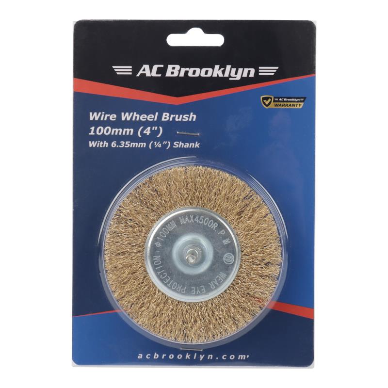 AC Brooklyn 4" Wire Wheel Brush 100m