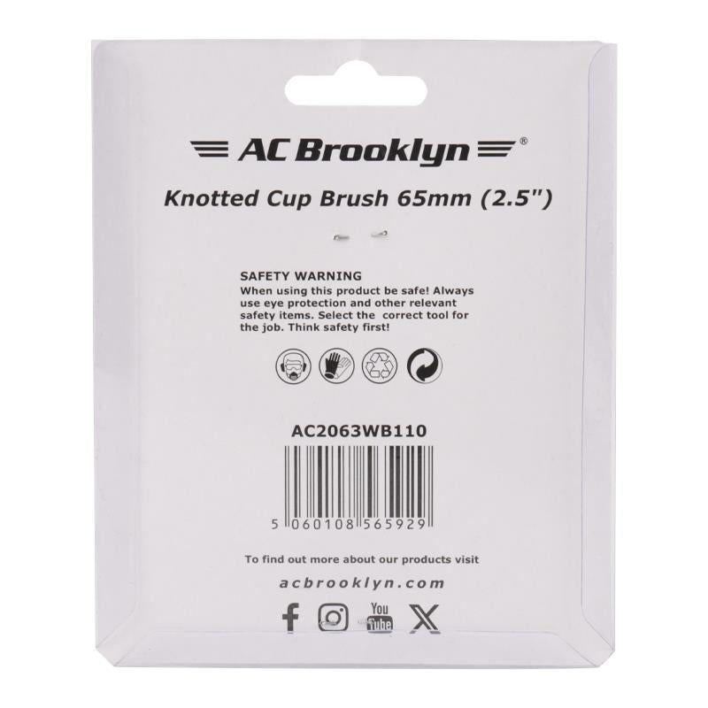AC Brooklyn Knotted Cup Brush 65mm