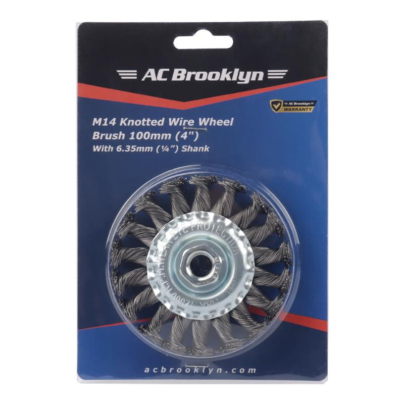 AC Brooklyn M14 Wire Wheel Brush 100mm
