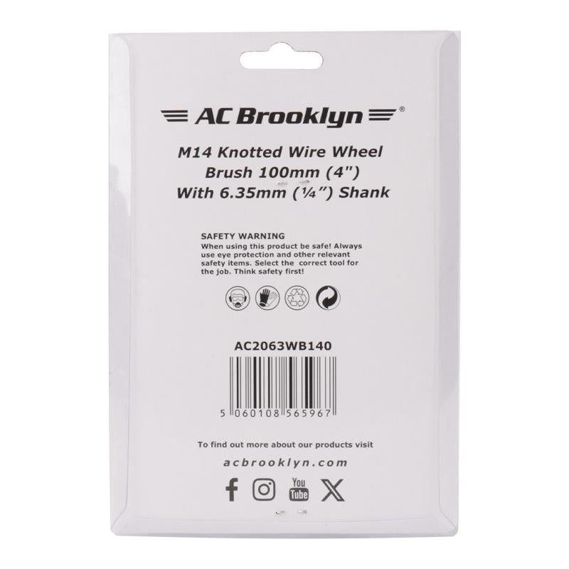 AC Brooklyn M14 Wire Wheel Brush 100mm