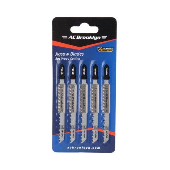 AC Brooklyn T101D Wood Cutting Jigsaw Blade - Pack of 5