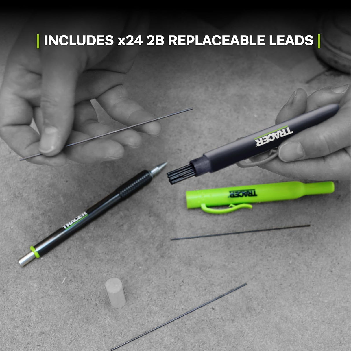 Tracer Pro Precision Construction Pencil Set With Site Holster