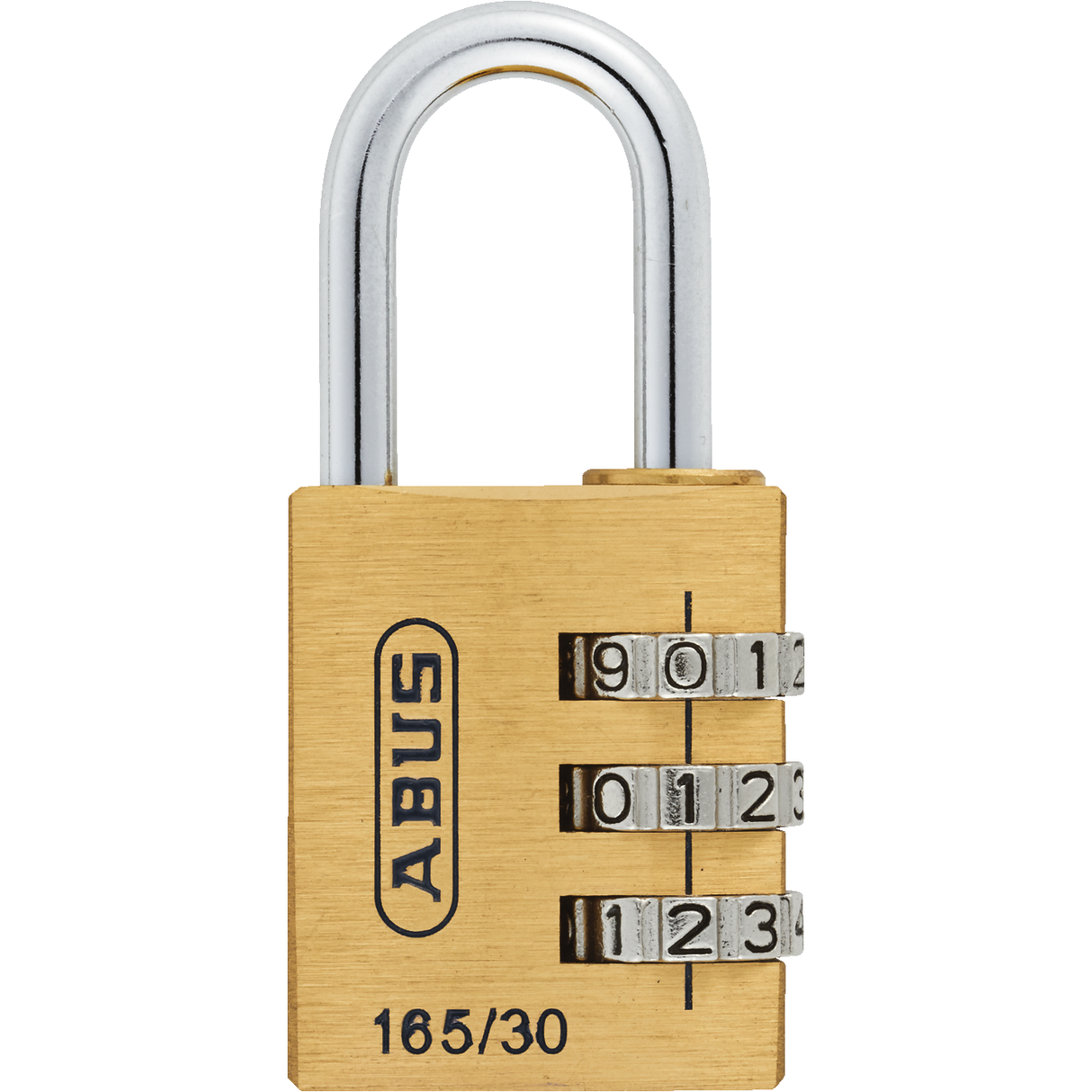 Abus 165 Combination Padlock | Brass 30mm