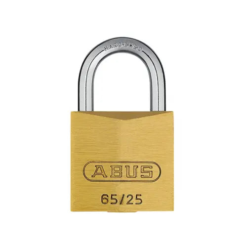 Abus 65 Brass Padlock 25mm