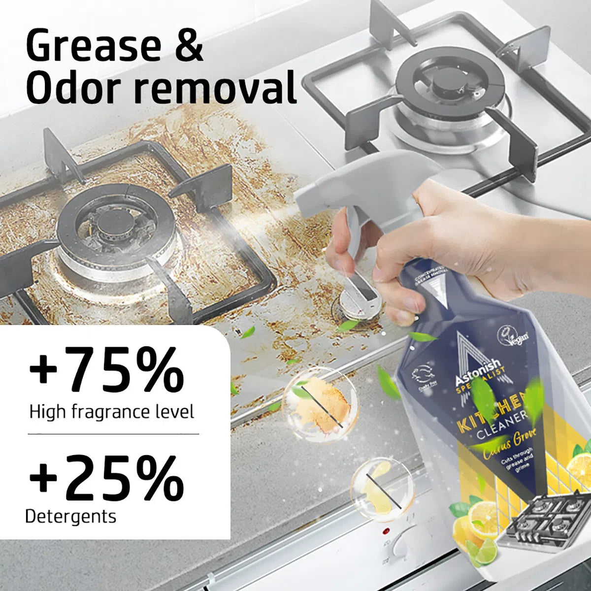 Astonish Specialist Kitchen Cleaner Citrus Grove - 750ml