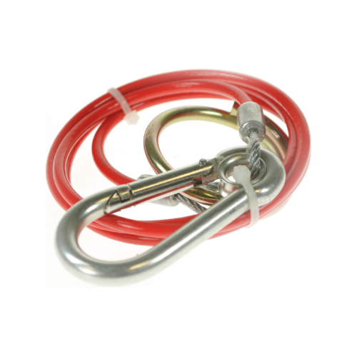 Maypole 1m X 3mm Red PVC Breakaway Cable