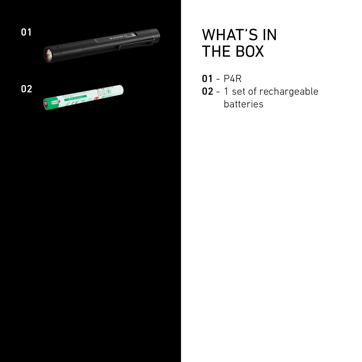 Ledlenser P4R Rechargeable LED Inspection Torch - 300 lumens