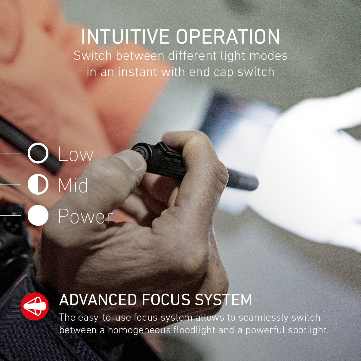 Ledlenser P4R Rechargeable LED Inspection Torch - 300 lumens