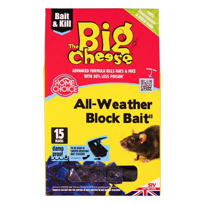 Big Cheese All-Weather Block Bait - 15 x 10g