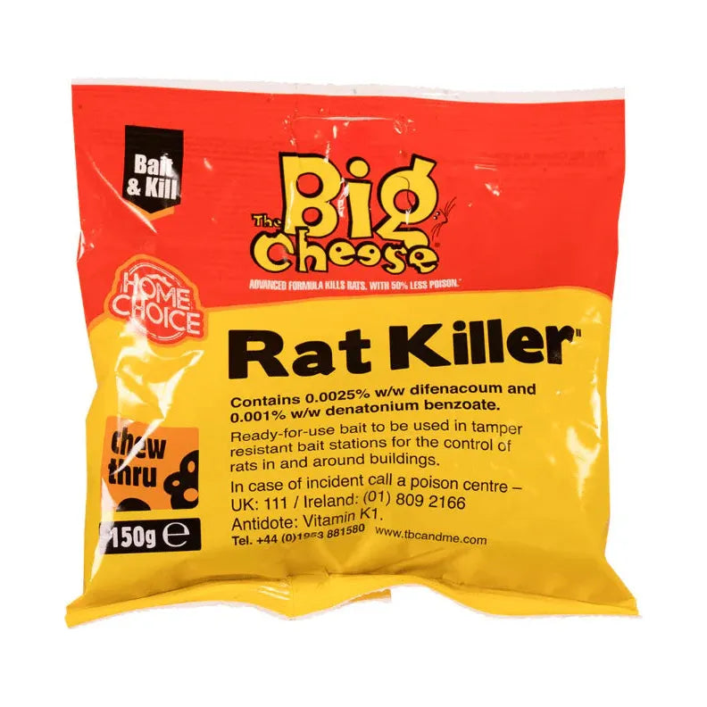 Big Cheese Rat Killer Grain Bait Sachet 150g