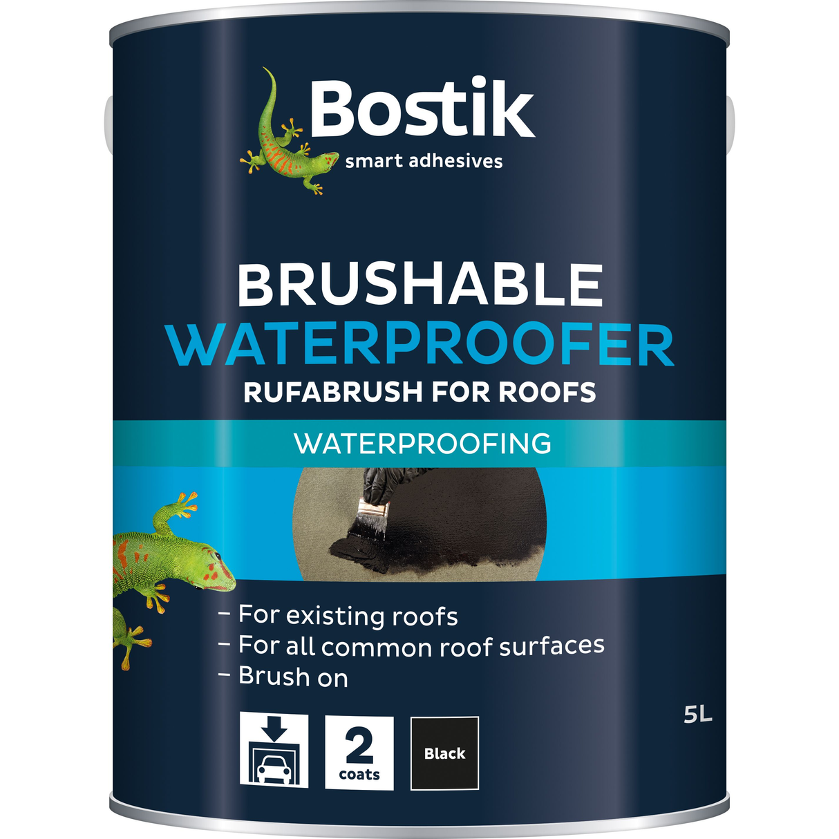 Bostik Brushable Waterproofer for Roofs - 5L