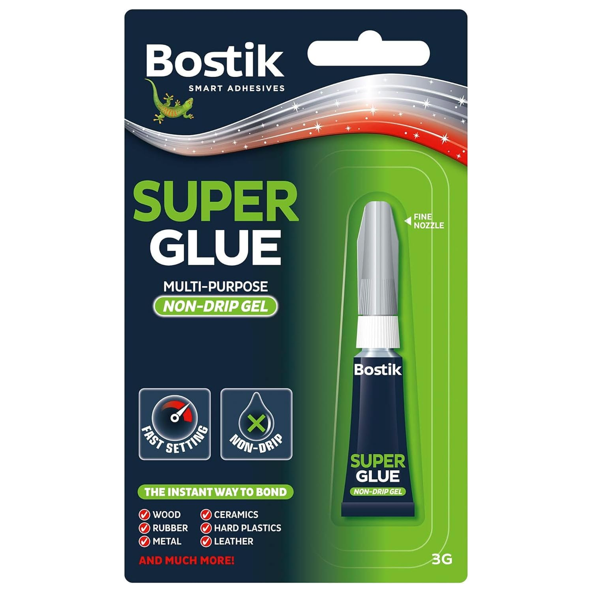 Bostik Super Glue Gel Tube - 3g