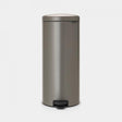 Brabantia Newicon Pedal Bin - 30L - Platinum