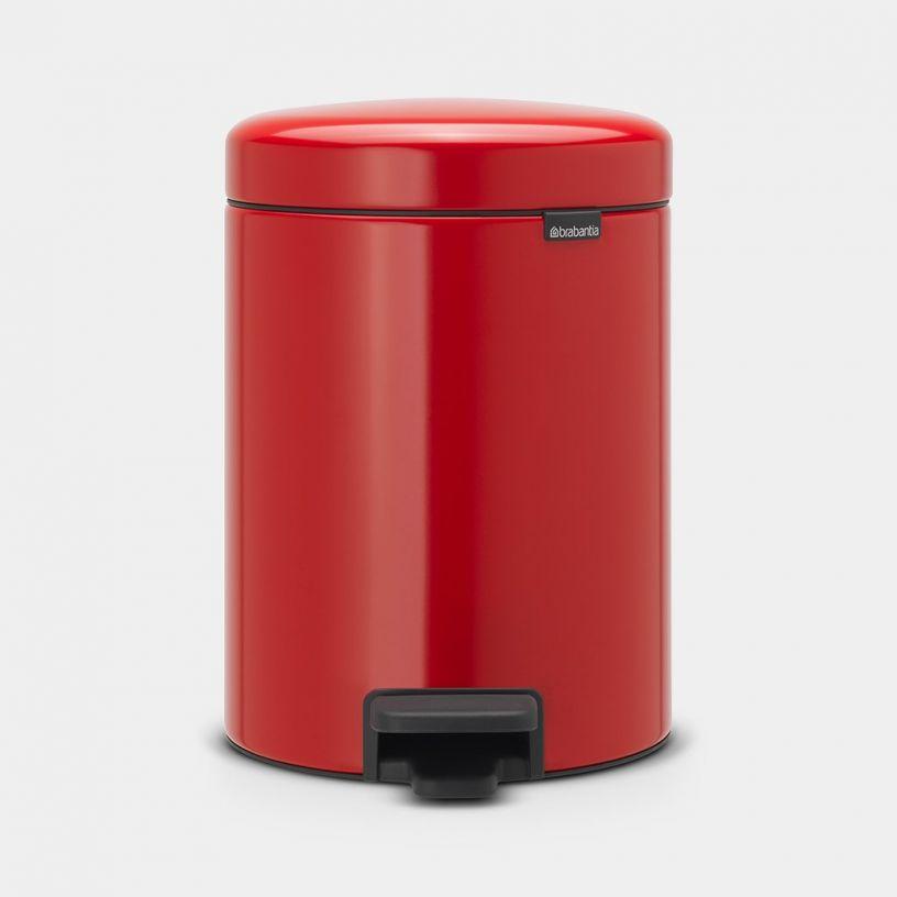 Brabantia Newicon Pedal Bin - 5L - Passion Red