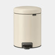 Brabantia Newicon Pedal Bin - 5L - Soft Beige